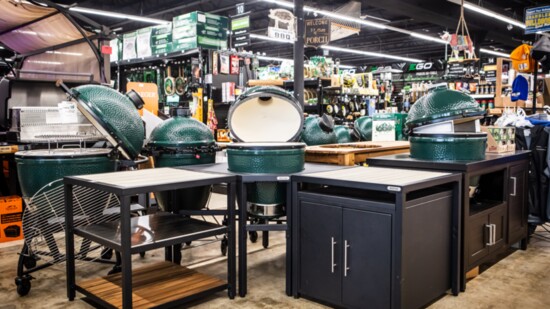 Big Green Egg is popular for its versatility and Lifetime Warranty.