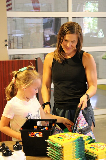 Packed for a student, by a student. This mother-daughter duo makes a big impact at WOW’s annual Pack-A-Pack event.