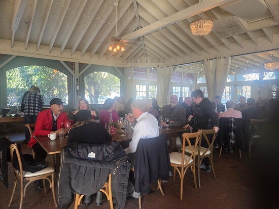 Guests enjoy dishes at the Spice & Wine Pairing event at Vandiver Inn. Photo Credit: Jennifer Waldera