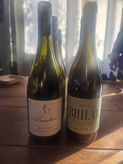 Bottles of wine at the Spice & Wine Pairing event at Vandiver Inn. Photo Credit: Jennifer Waldera