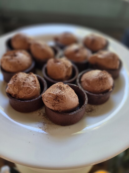 Chocolate Chili Mousse Cups. Photo courtesy of Vandiver Inn