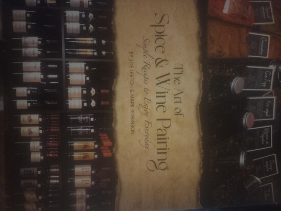 Joe Lertch and Mark Robinson's spice and wine pairing book. Photo Credit: Jennifer Waldera
