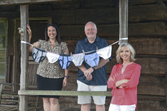 Founders of Underpants for All: Margaret Burgdorf, Patrick Martin + Christine Martin