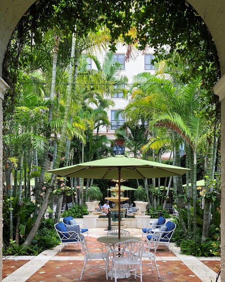 Courtyard at The Breakers