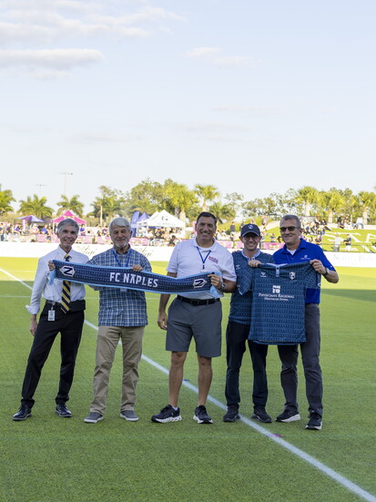 CEO Roberto Moreno recognized Honorary Captains, Collier County representatives, at their recent game vs Orlando in the US Open Cup hosted at home. 