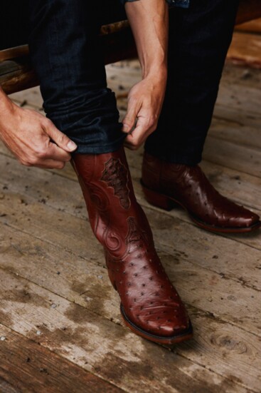 For 140 years, Lucchese has maintained a strong dedication and emphasis on craftsmanship and heritage within all of its products. Photo: Lucas Passmore
