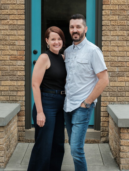 Heidi Walton is an interior designer and project manager and Kevin Walton is an architect and project manager at Robert Sanders Construction. Photo by Caroline 