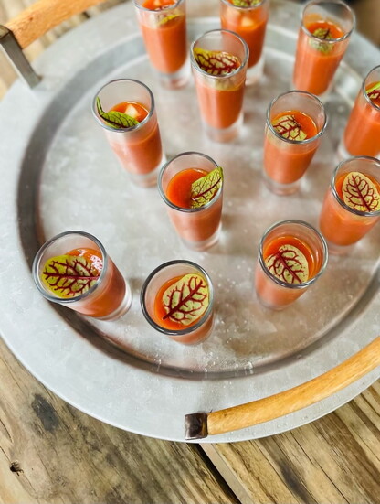 Tre Luna Tomato Gazpacho. Photo by Sara Walker.