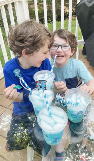 Martin(L) & Ben (R) Murray Having Fun