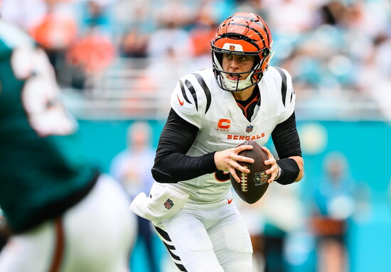 Fans can pledge an amount tied to Joe’s passing yards to support the foundation's programs. Photo provided by the Joe Burrow Foundation courtesy of the Bengals.
