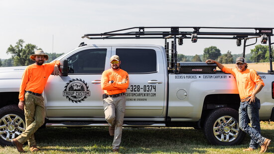 Troup Custom Carpentry team. Photo Credit: Ali Haney.