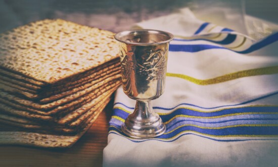 Matzo flatbread is eaten during passover.