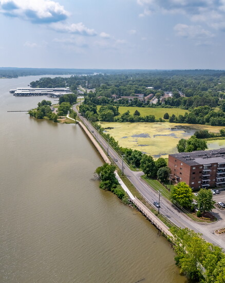 The new Sanders Ferry Greenway spans 1.2 miles along side of scenic Old Hickory Lake.