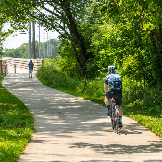 Walkers, runners and cyclists have miles of trails and greenways to explore in Hendersonville.