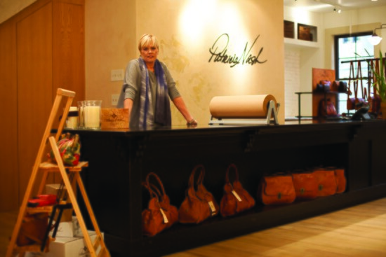 Patricia Nash in their Knoxville showroom. Photo: Patricia Nash