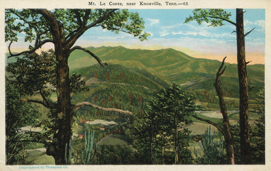 Mt. Le Conte postcard. (KHP.)