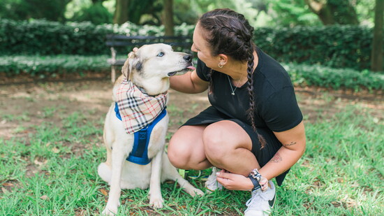 Ashley Burkhart and Ace