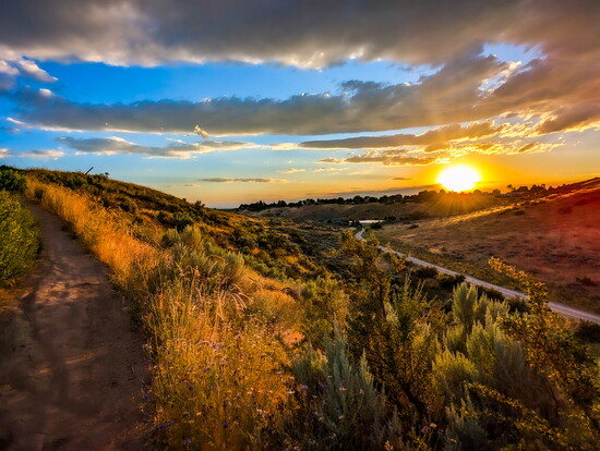Boise Foothills Sunset