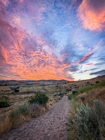 Boise Foothills Sunset