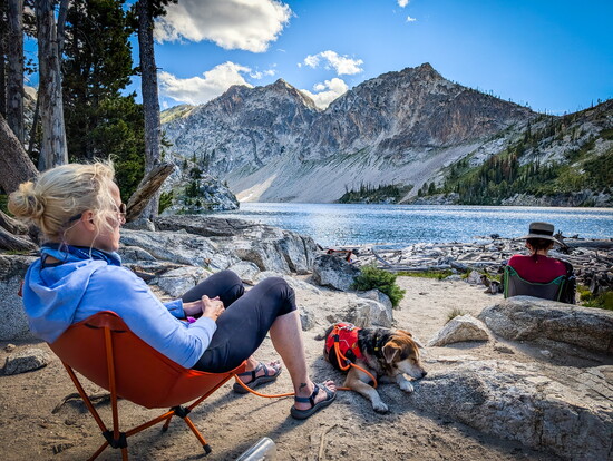 Vicky and Velvet in the Sawtooth National Forest