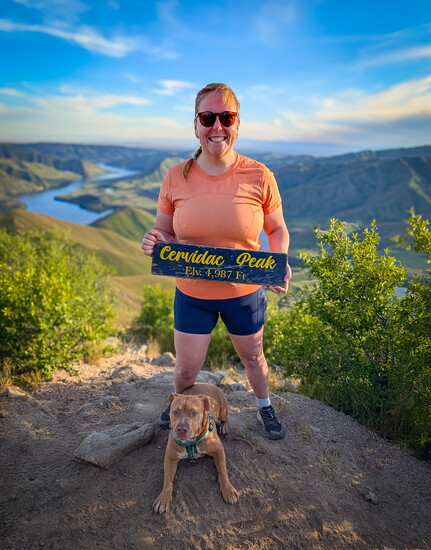 Judy and Ranger on Cervidae Peak