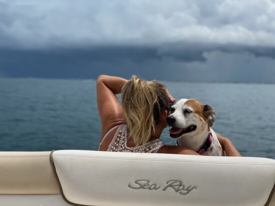 Krista and Dot braced any unexpected storms together. R.I.P. Dot, we are greatful for the love you shared with the community.