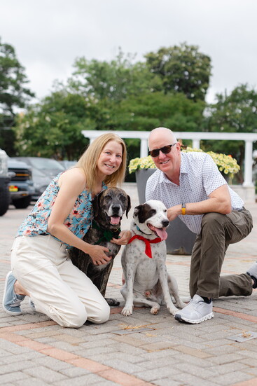 Nora and Jeff  and Otis and Benji