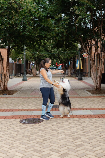 Kristine Sommers and Ziggy Plop