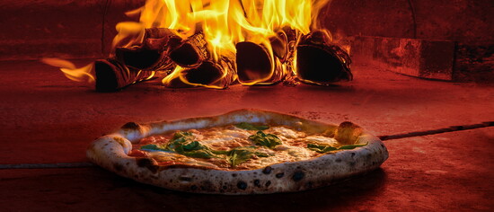 Stone hearth ovens transfer high heat to make crisper crusts like at Russo's