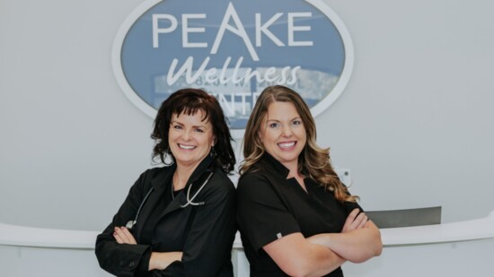 Lisa Buss and Dr. Alexia Peake