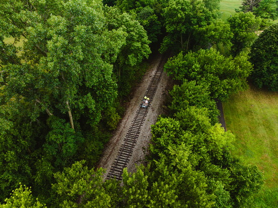 Railbikes operate in most weather conditions, including light to moderate rain and cooler or hotter days, as long as it's deemed safe.