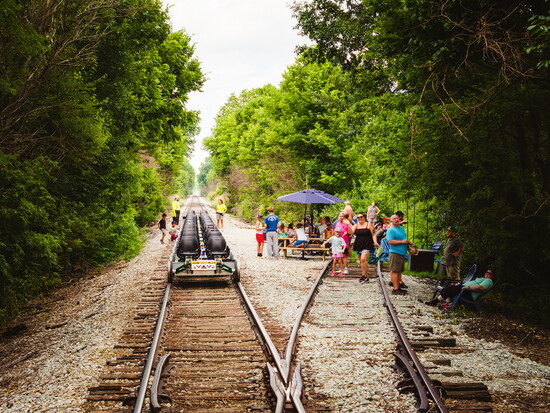 Daily coordination and communication within Nickel Plate Express occurs to ensure the safety of both railbike and train operators as well as guests.