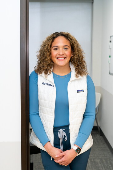 Lauren Cummins a physical therapist at FYZICAL Therapy & Balance Centers in West Hartford.