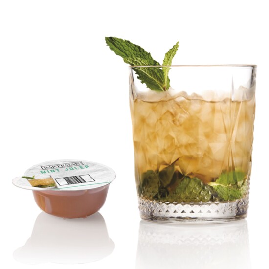 mint julep served by the Bartesian