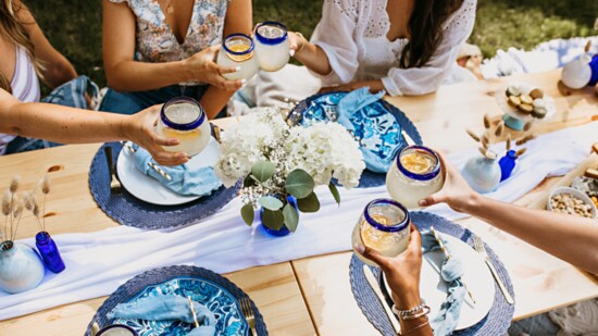Gather's themed picnics include coveted travel destinations like Venice, California and Santa Fe, New Mexico to Milos, Greece. 