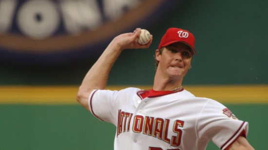 John Pitching in the Nationals