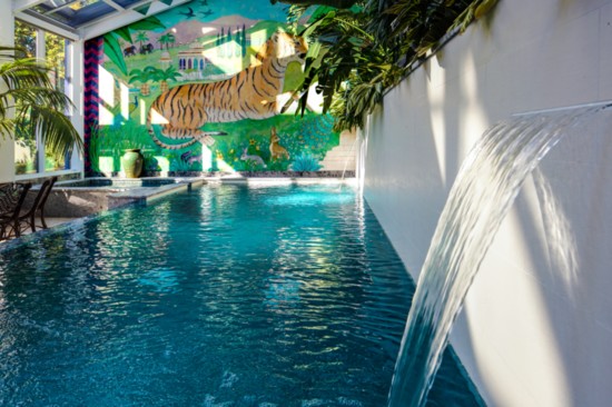 Indoor therapy pool.