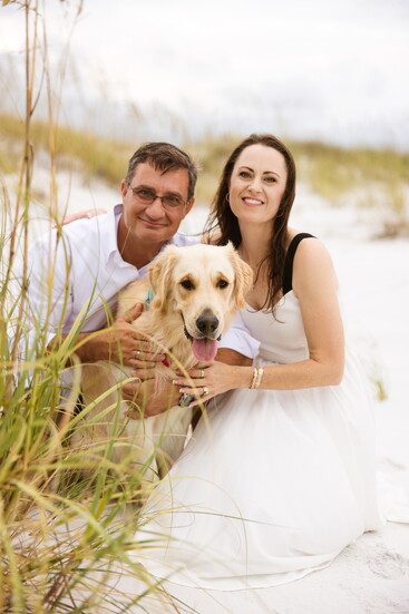 Bryan & Angie  and  Dudley Bri Garofalo 