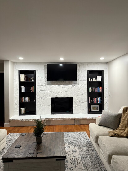 A living room painted by PGT. 