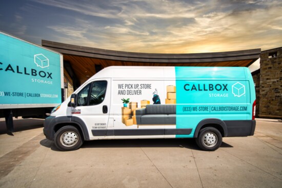Callbox vans pick up material promptly, photograph all items, and store it in the company’s Grand Prairie warehouse