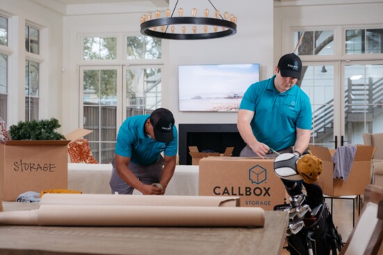 Callbox professionals can bring supplies for the DIY crowd or handle all aspects of packing items