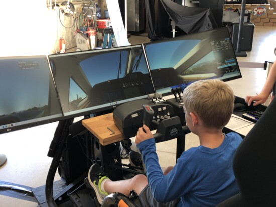 Have fun playing with a flight simulator.