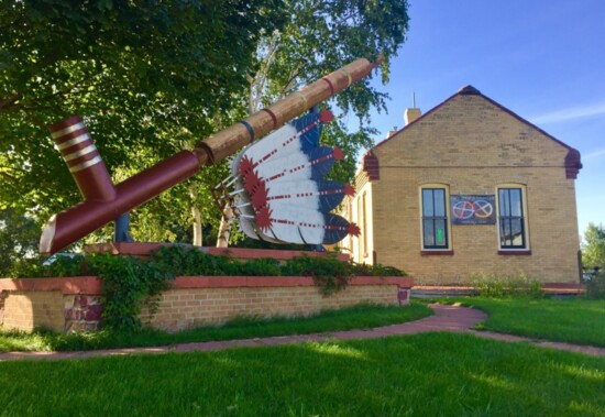 World’s Largest Ceremonial Pipe and Keepers Depot (photo by Erica Volkir)