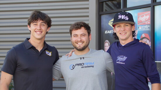 Kyler and Two of His Patients