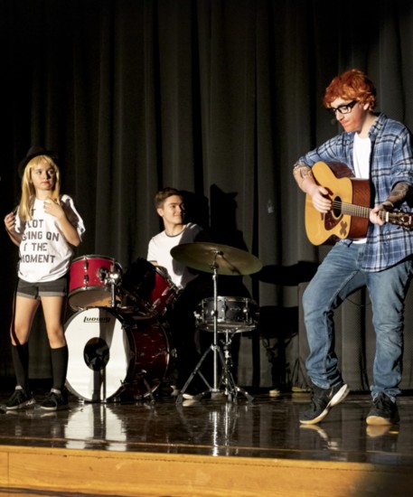 A young "Taylor Swift" and "Ed Sheeran"