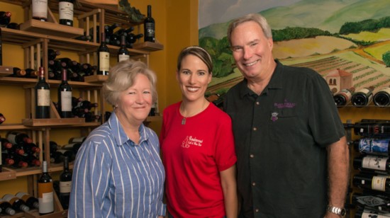 Stephanie, Kim and Tom Thomson