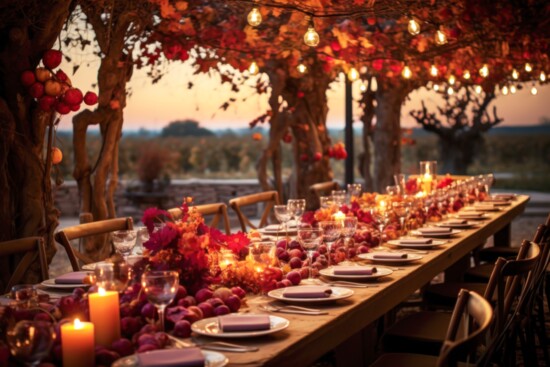 Enjoy the cool evenings in Central Oregon with an outdoor dinner party. Contributed photo