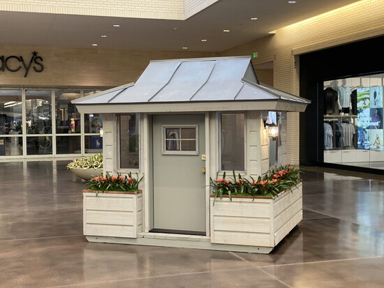 Beachside Cottage from 2025 on display at Northpark Center