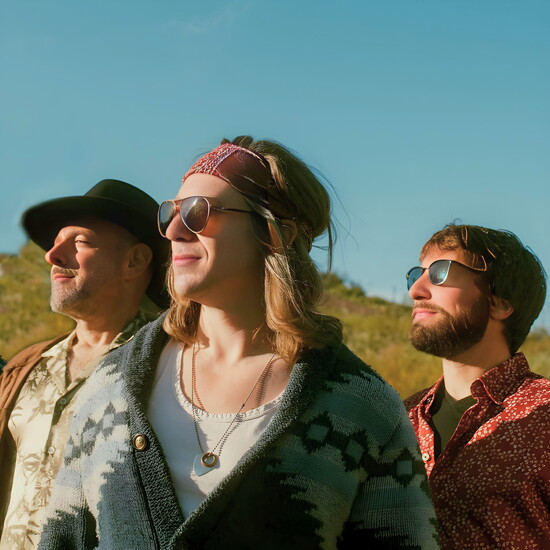 Greg in Good Company band members (L–R): Marty Vites, Greg Gilman, and Joseph Snyder. Photo Credit: Nikki Neumann