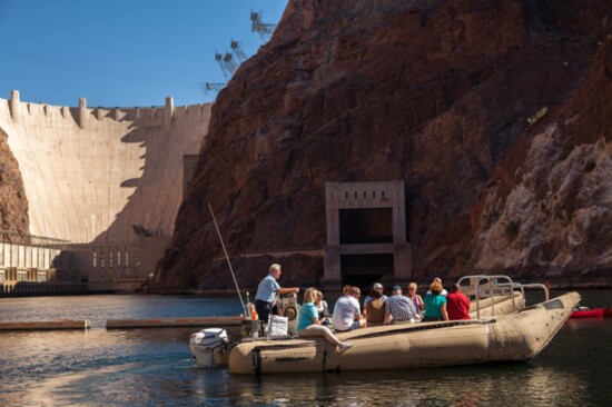 See Hoover Dam like never before onboard Hoover Dam Rafting Adventures’ Hoover Dam Postcard Tour